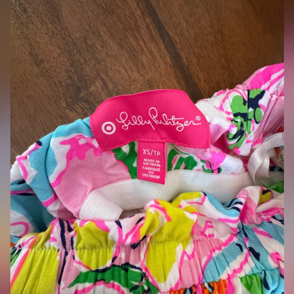 Lilly Pulitzer x Target Strapless Maxi Dress Floral Print XS - Picture 5 of 7